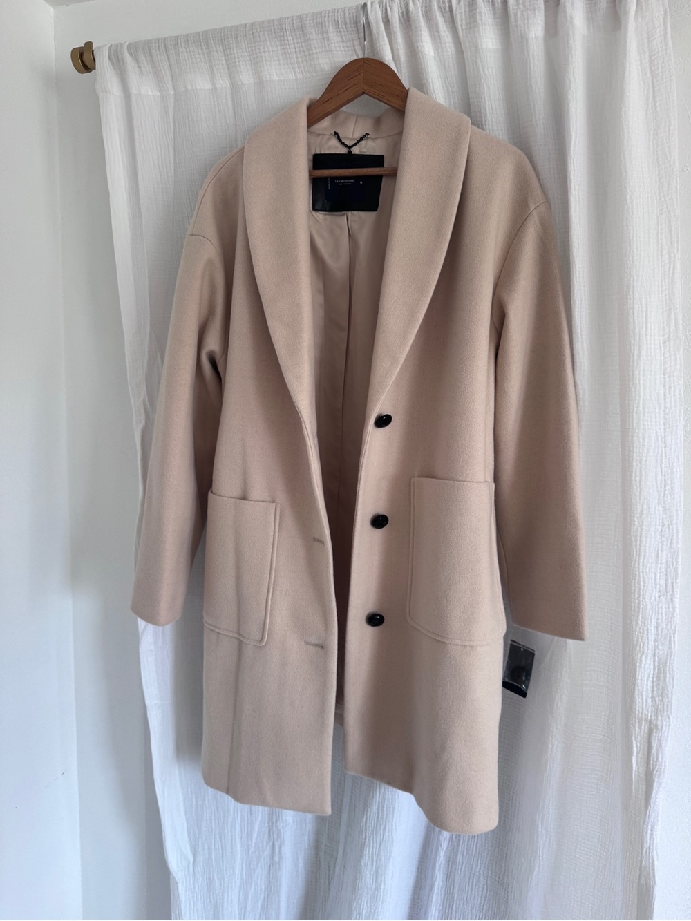 NWT Wool Blend Lucky Brand Car Coat